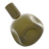 HUNTER GREEN ABSTRACT VASE